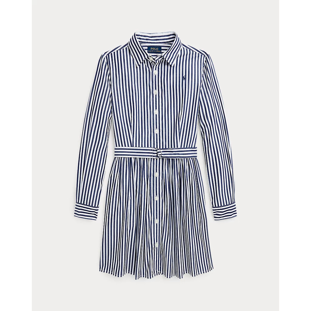 Polo by Ralph Lauren Navy and White Striped Dress